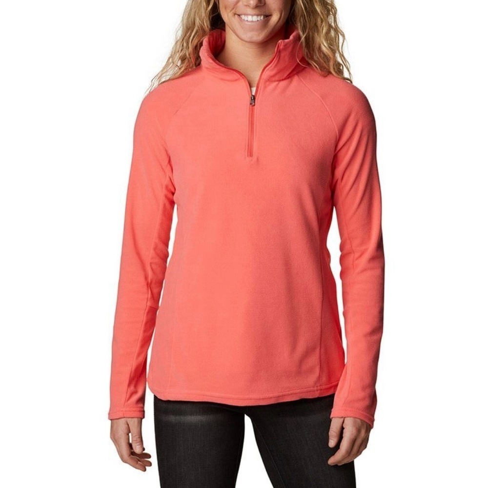 Columbia Orange Long Sleeve Hoodie Sweatshirt